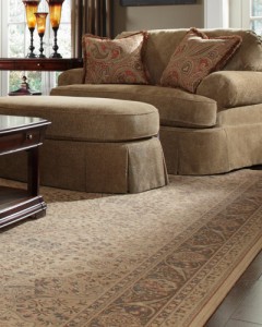 rugs with chair and ottoman